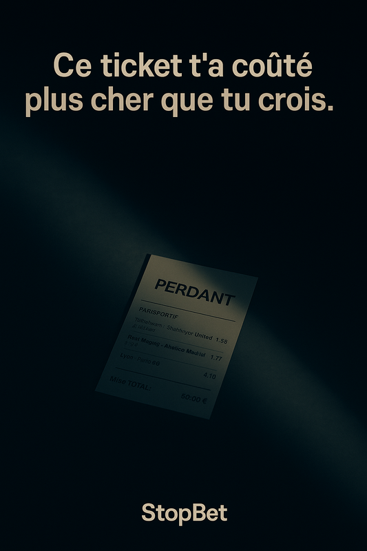 STOPBET™ – 7 jours pour sortir du piège des paris sportifs